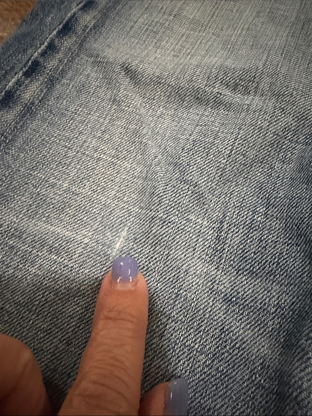 7 For All Mankind Light Blue Flared Wide-Leg Jeans - Picture 5 of 12